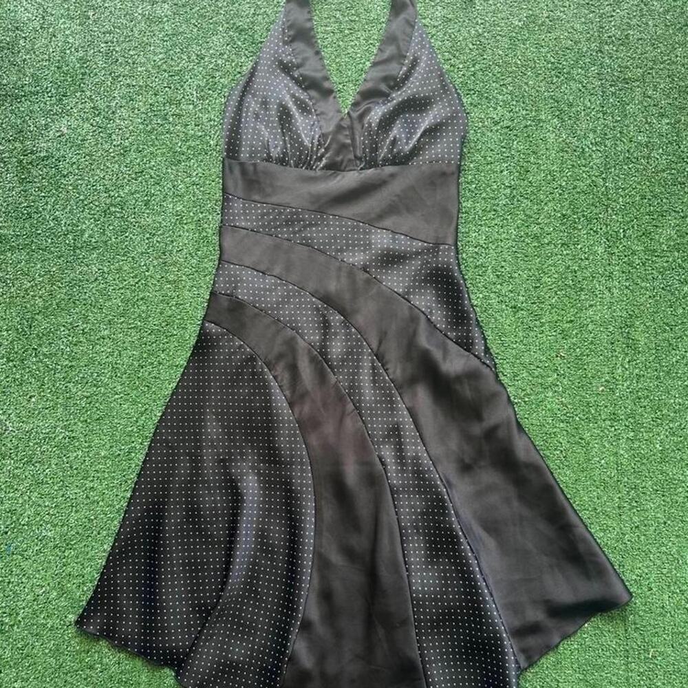 vintage rampage polka dot halter dress